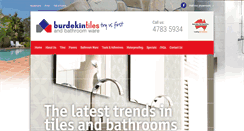 Desktop Screenshot of burdekintiles.com.au